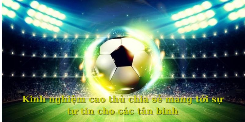 Kinh nghiệm cao thủ chia sẻ mang tới sự tự tin cho các tân binh